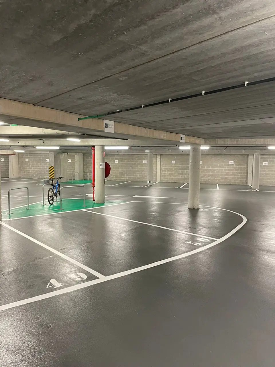 Rénovation du parking souterrain de Bruxelles